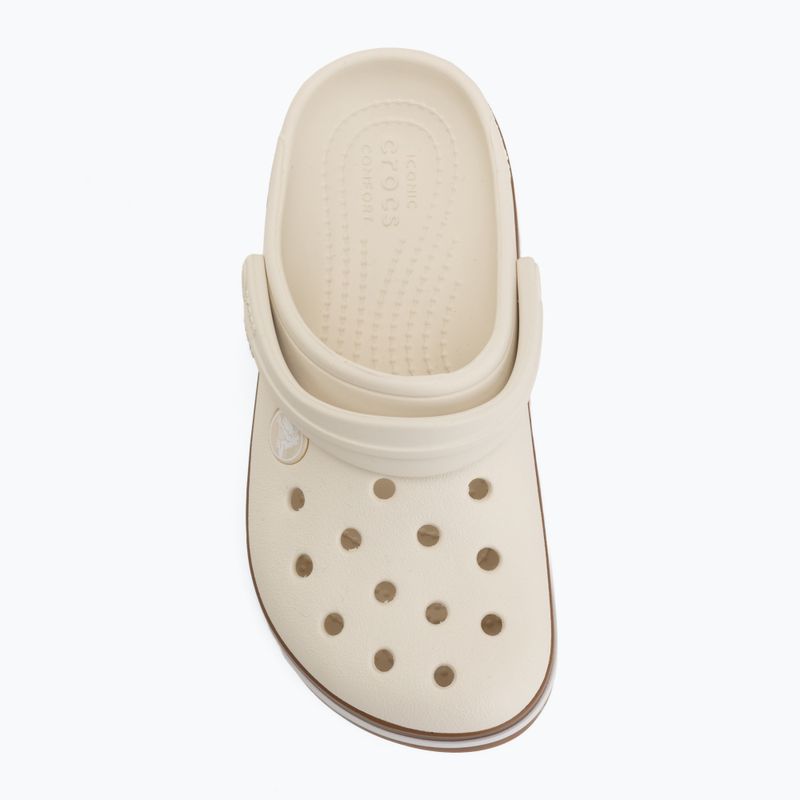 Dětské nazouváky Crocs Crocband Gum summit white 6