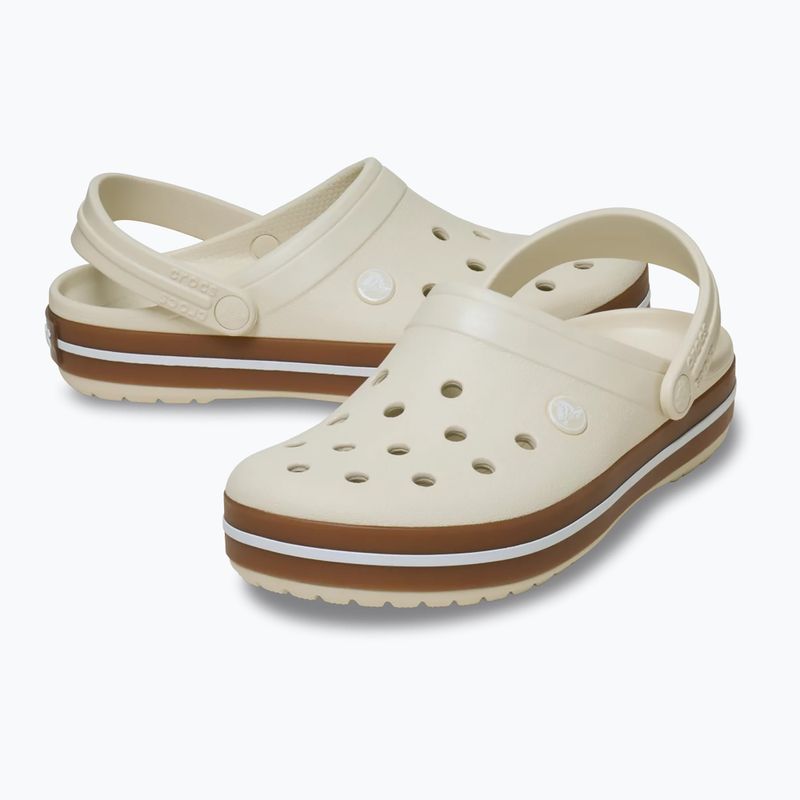 Dětské nazouváky Crocs Crocband Gum summit white 6