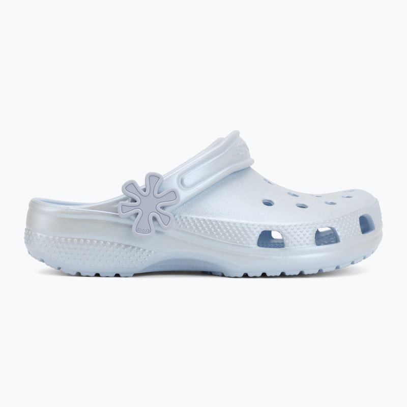 Dětské nazouváky Crocs Classic Pearl Shine blue frost 3