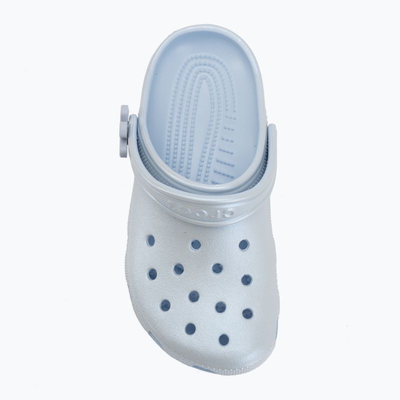 Dětské nazouváky Crocs Classic Pearl Shine blue frost 6