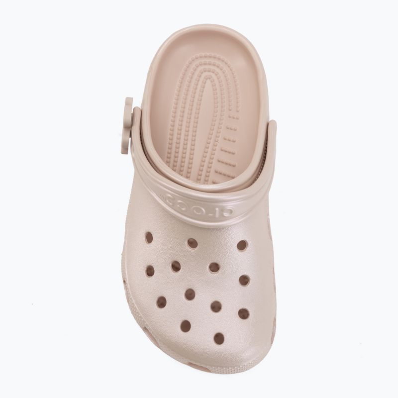 Dětské nazouváky Crocs Classic Pearl Shine quartz 6