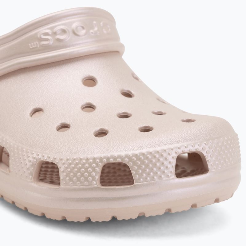 Dětské nazouváky Crocs Classic Pearl Shine quartz 8
