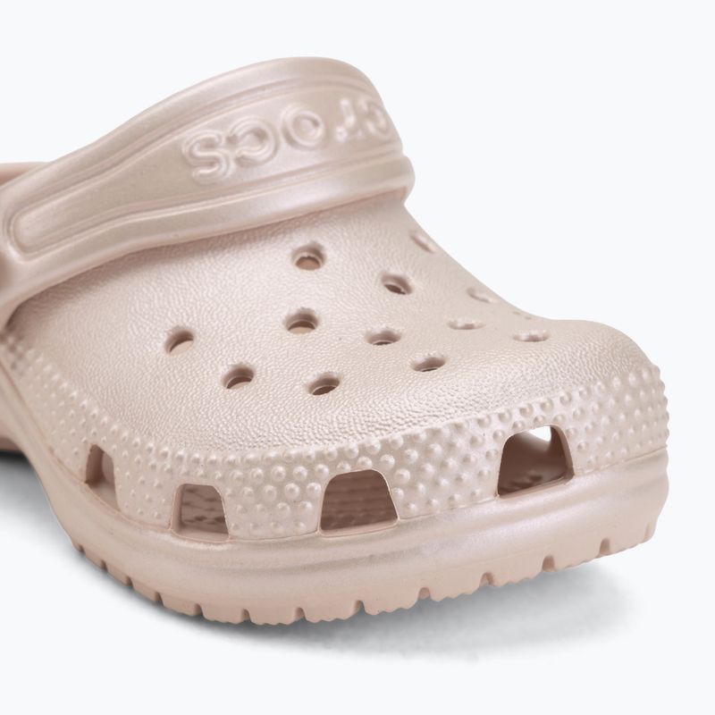 Dětské nazouváky Crocs Classic Pearl Shine 212815 quartz 8