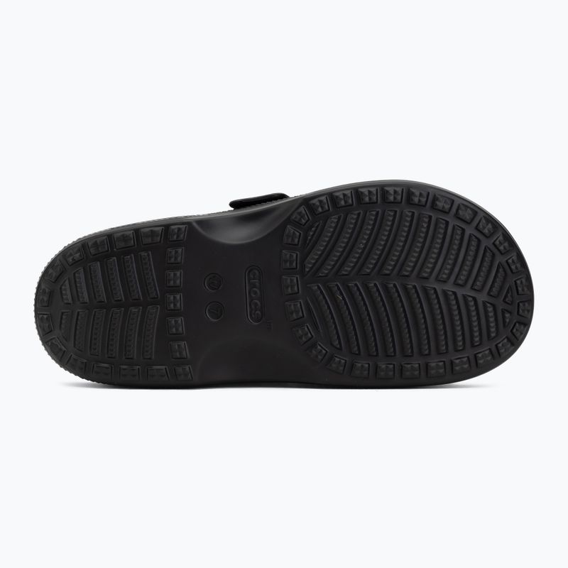 Dámské nazouváky Crocs Saturday Metallic Buckle black 4