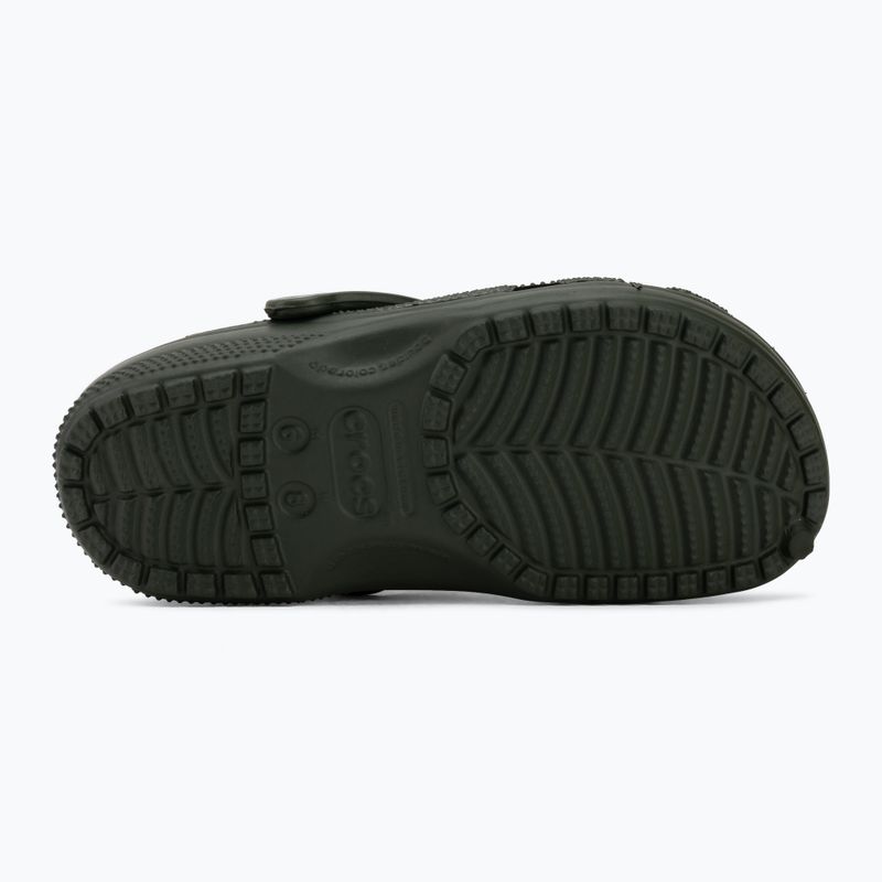 Nazouváky Crocs Classic army green 5