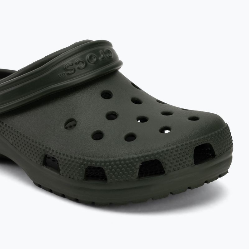 Nazouváky Crocs Classic army green 8
