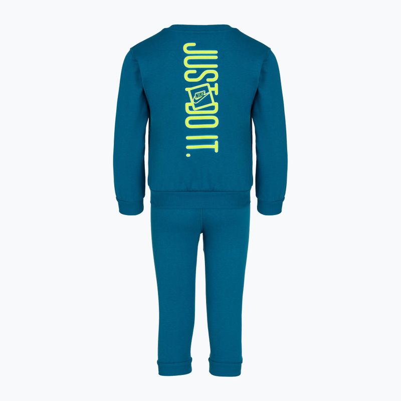 Dětská tepláková souprava Nike Sportswear Get With Me Lightweight Fleece green abyss 2
