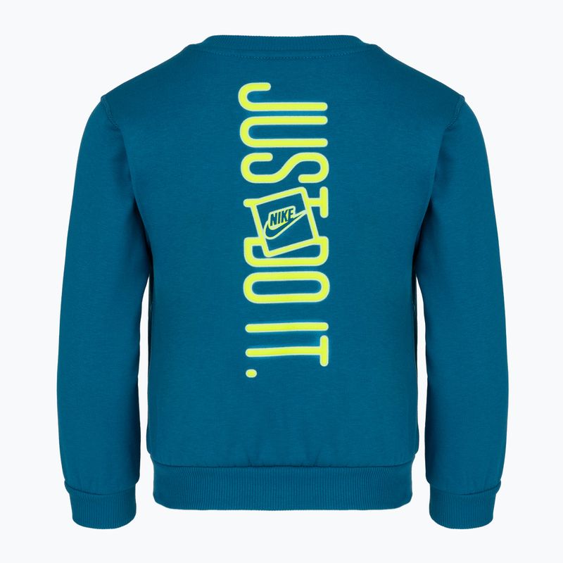 Dětská tepláková souprava Nike Sportswear Get With Me Lightweight Fleece green abyss 4