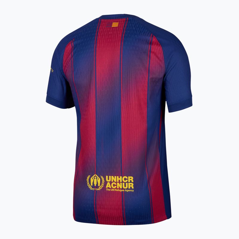 Pánský fotbalový dres Nike FC Barcelona 2025/26 Match Home deep royal blue/midwest gold 9