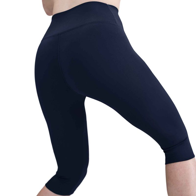Dámské legíny Nike One High Waisted Capri midnight navy/white 5