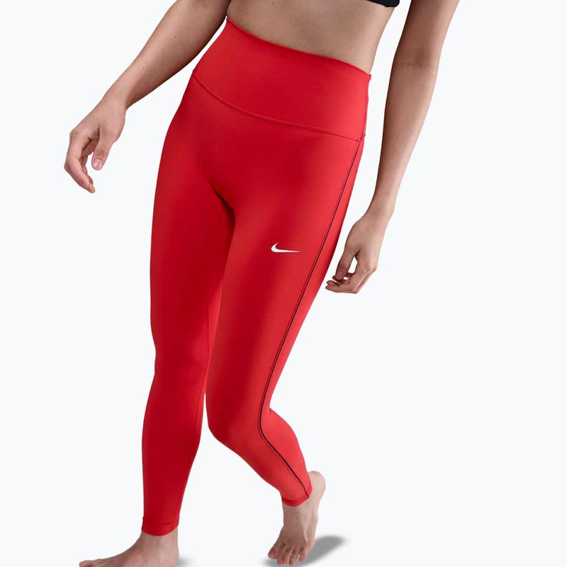 Dámské legíny Nike One High-Waisted light crimson/black