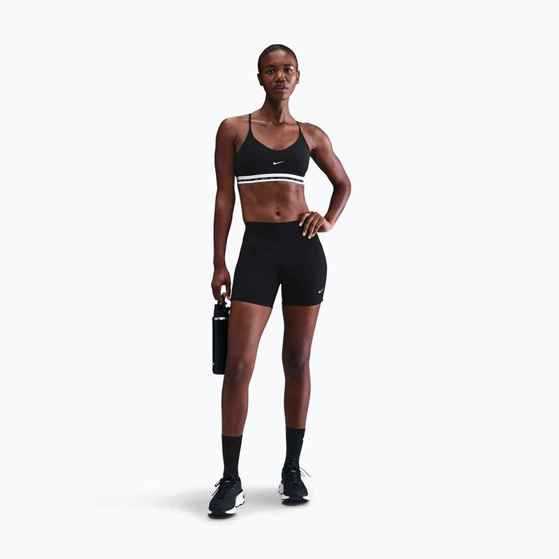 Dámské šortky Nike One Dri-Fit Biker 5" black/white 2