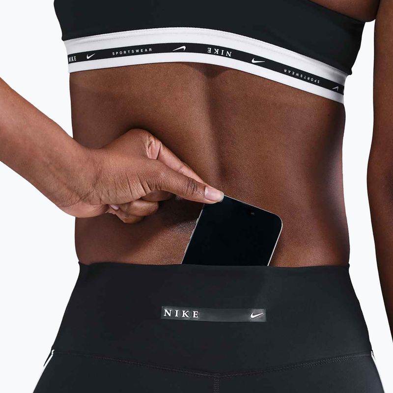 Dámské šortky Nike One Dri-Fit Biker 5" black/white 7