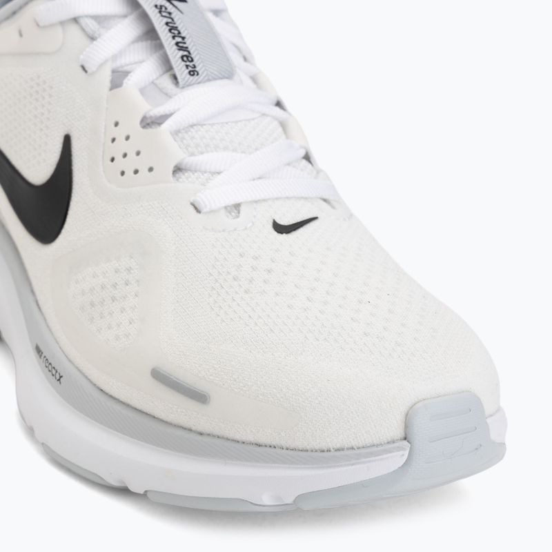 Dámské běžecké boty Nike Structure 26 white/pure platinum/black 7