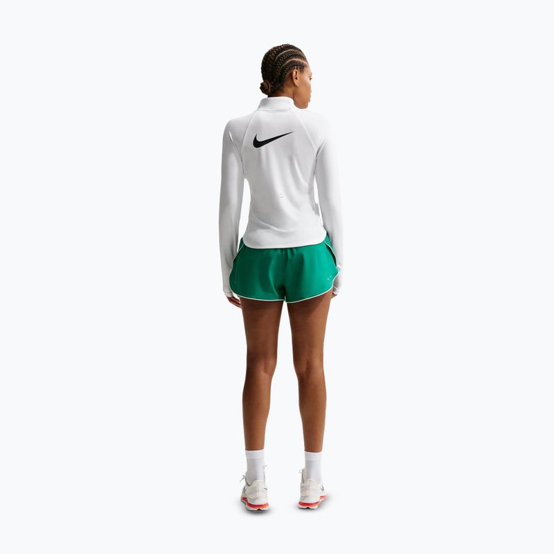 Dámské běžecké tričko s dlouhým rukávem Nike Tempo Swoosh Run Dri-Fit 1/4-Zip white/black 3