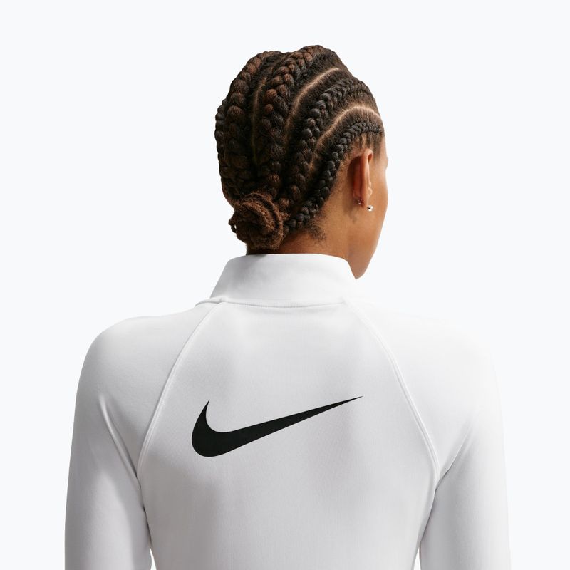 Dámská běžecká mikina Nike Tempo Swoosh Run Dri-Fit 1/4-Zip white/black 4