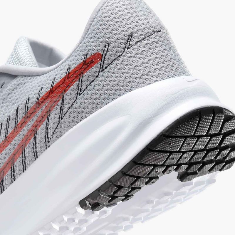 Pánské běžecké boty Nike Run Defy wolf grey / bright crimson / black / white 9