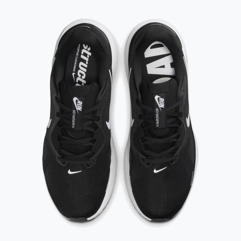 Pánská běžecká obuv Nike Structure 26 Wide black/wolf grey/metallic silver/white 4