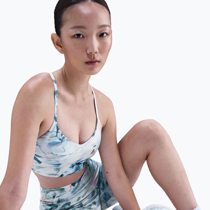 Sportovní podprsenka Nike Indy Artist Collection Light-Support blue tint 5