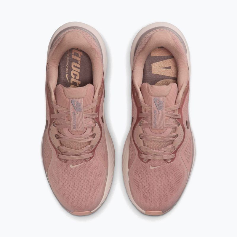 Dámské běžecké boty Nike Structure 26 particle pink/taupe grey/silt red/metal rose gold 5