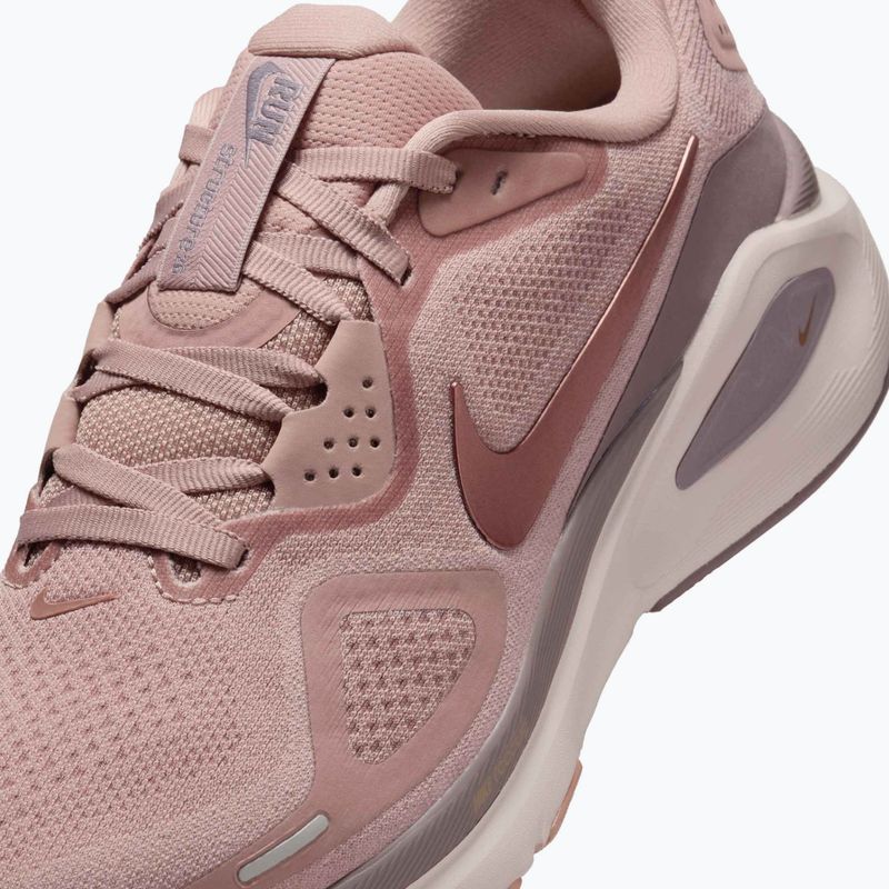 Dámské běžecké boty Nike Structure 26 particle pink/taupe grey/silt red/metal rose gold 8