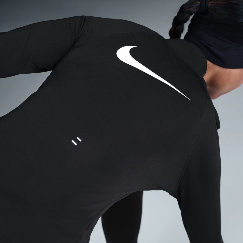 Dámské běžecké tričko s dlouhým rukávem Nike Tempo Swoosh Run Dri-Fit 1/4-Zip black/white 5