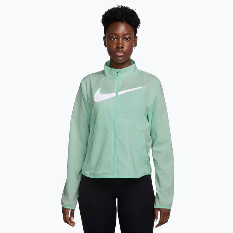 Dámská běžecká bunda Nike Tempo Swoosh Run mint foam/white