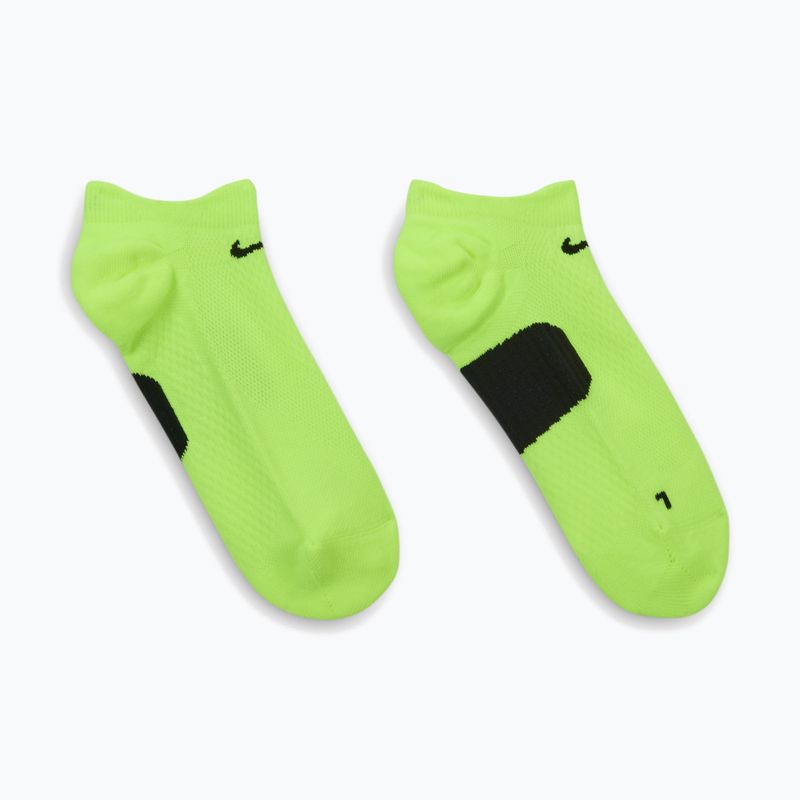 Ponožky Nike Running Midweight No-Show volt/black/black 3