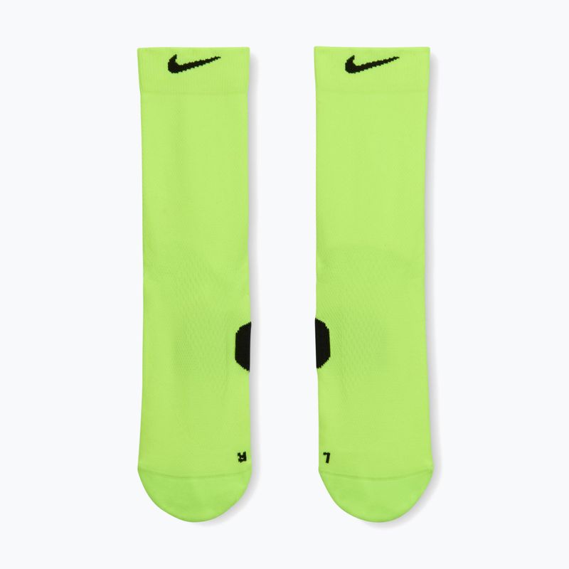 Ponožky Nike Running Midweight Crew Volt/Black/Black 2