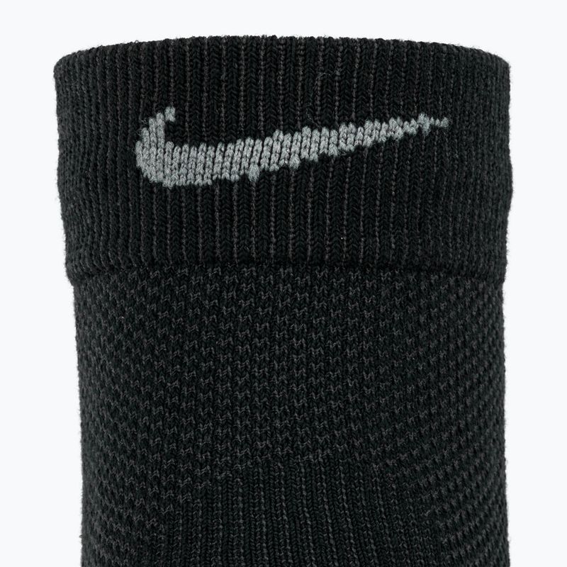 Ponožky Nike Running Lightweight Micro Crew black/pure platinum/smoke grey 3