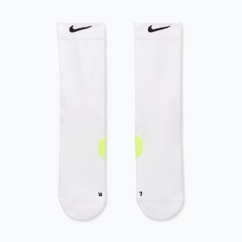 Ponožky Nike Running Midweight Crew white/volt/black 2