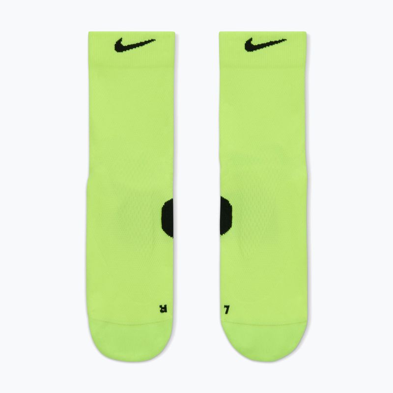 Ponožky Nike Running Midweight Micro Crew volt/black/black 2