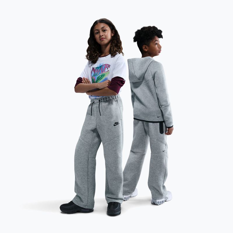 Dětské kalhoty Nike Sportswear Tech Fleece dark grey heather/black/black 2