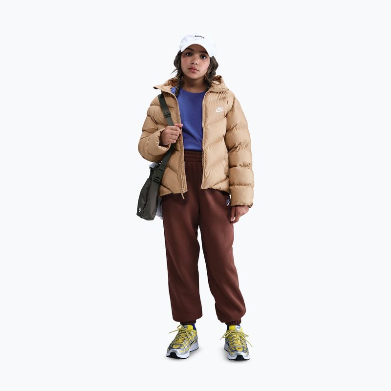 Dětská zateplená bunda Nike Sportswear All Day Play hemp/white 2