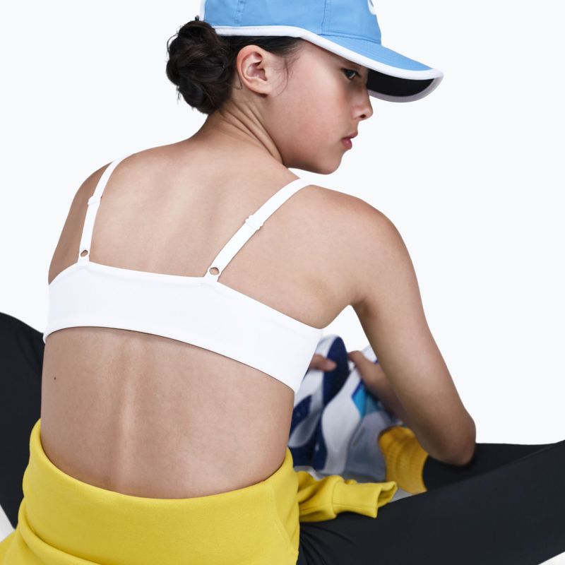 Dívčí podprsenka Nike Alate White/Light Smoke Grey 6