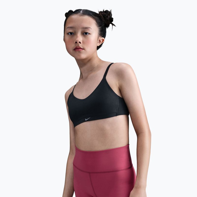 Dívčí podprsenka Nike Alate black/white 4