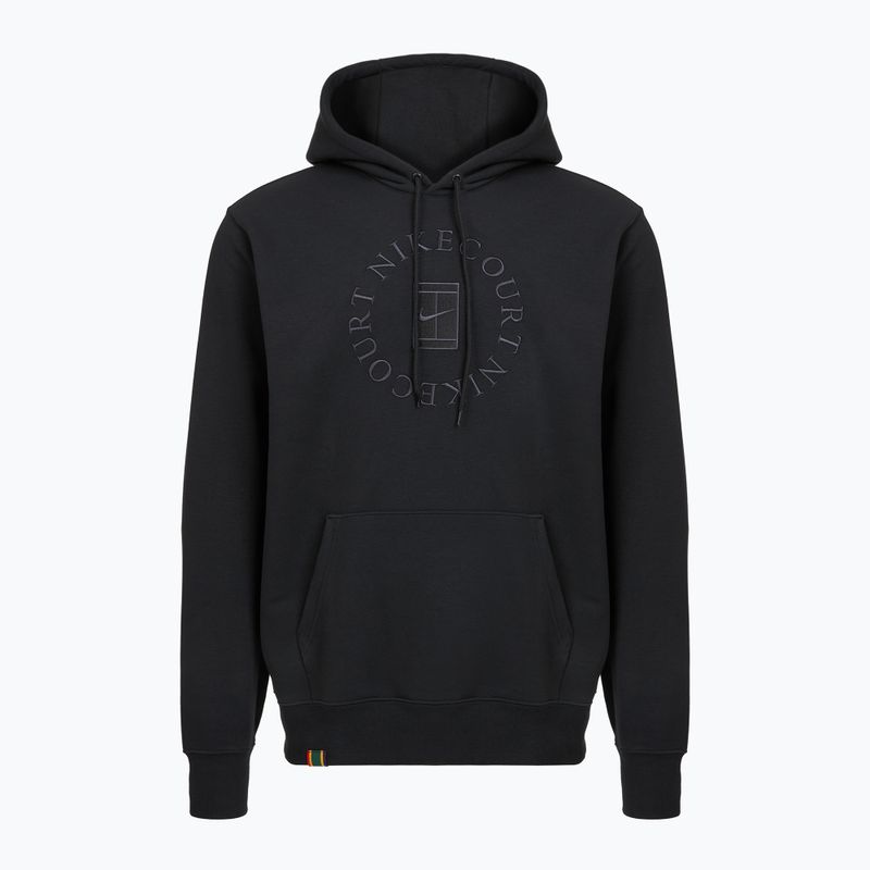 Pánská tenisová mikina Nike Court Dri-Fit Heritage French Terry Hoodie black/anthracite 6