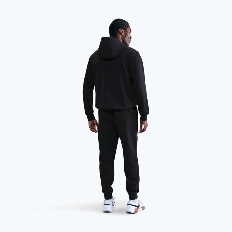 Pánská tenisová mikina Nike Court Dri-Fit Heritage French Terry Hoodie black/anthracite 3