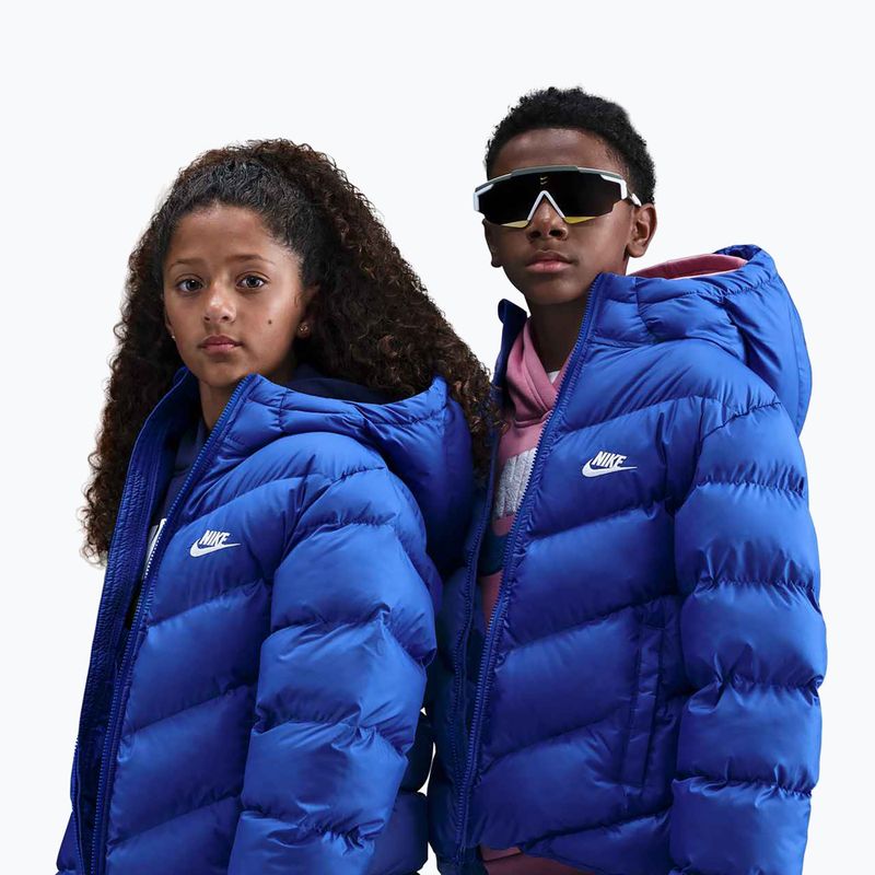 Dětská zateplená bunda Nike Sportswear All Day Play game royal/white 5