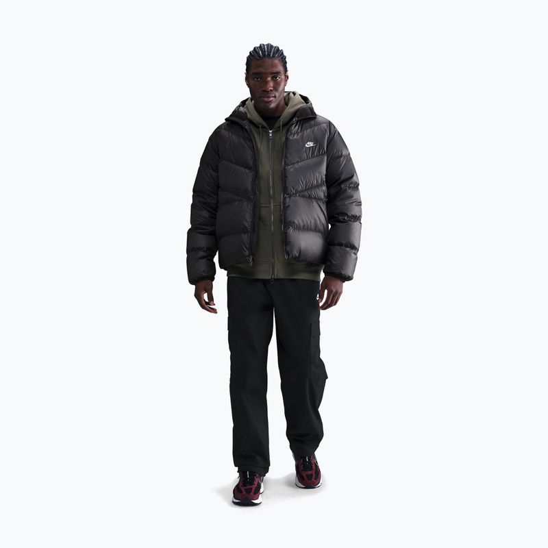 Pánská péřová bunda Nike Windrunner black/black/white 2