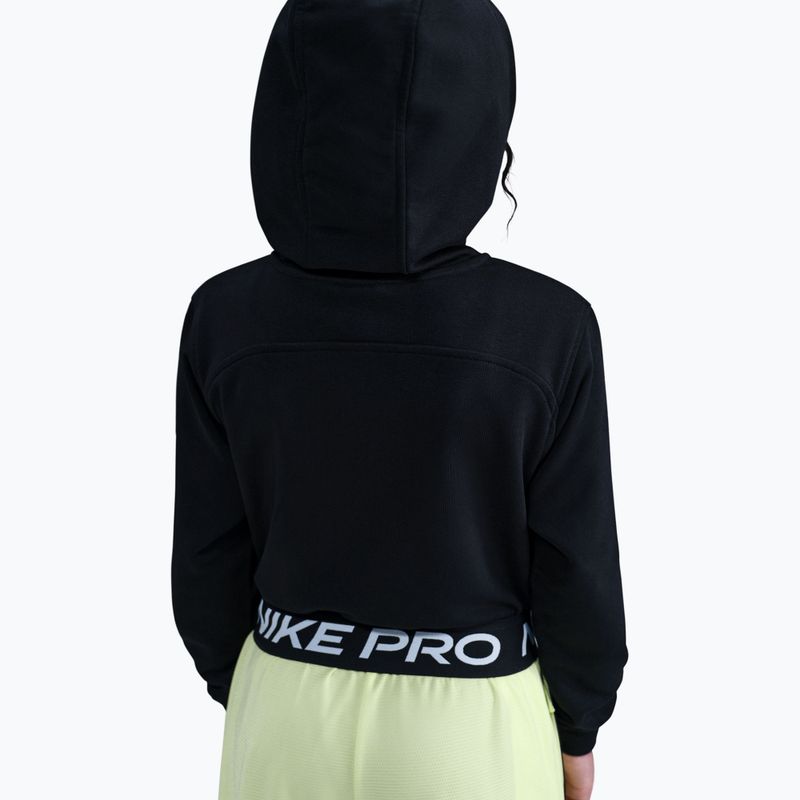 Dětská mikina Nike Pro Fleece black/black/black/white 4