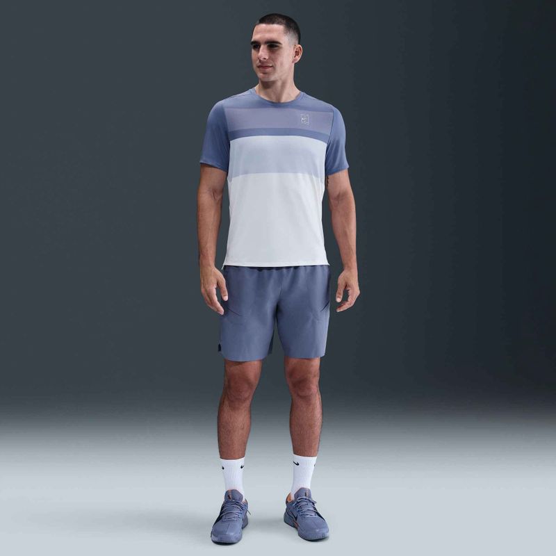 Pánské tenisové tričko Nike Court Dri-Fit Advantage world indigo / white 5