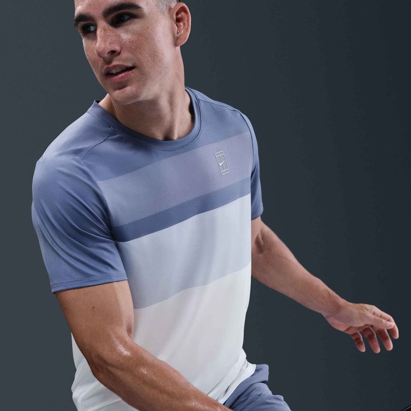 Pánské tenisové tričko Nike Court Dri-Fit Advantage world indigo / white 7