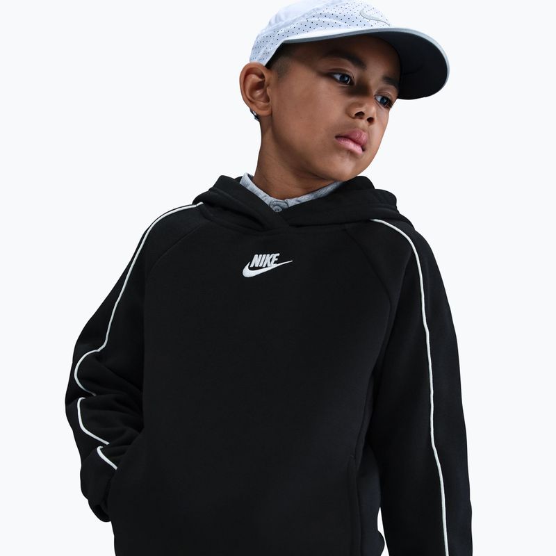 Dětská tepláková souprava Nike Sportswear Club Fleece Hooded black/black/white/white 3