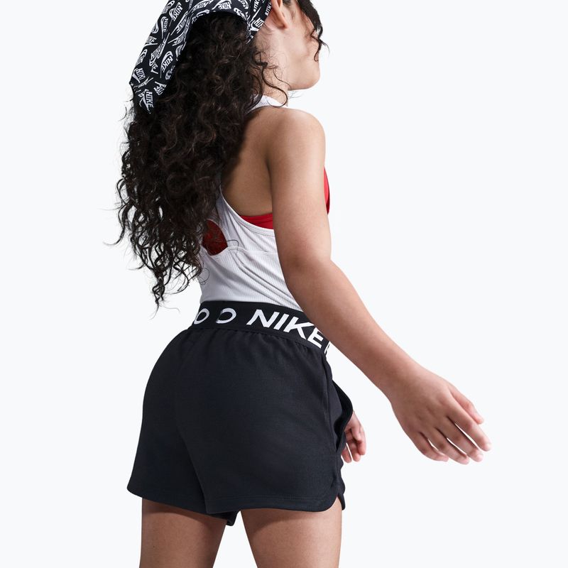 Dětské šortky Nike Pro Fleece black/black/black/white 6