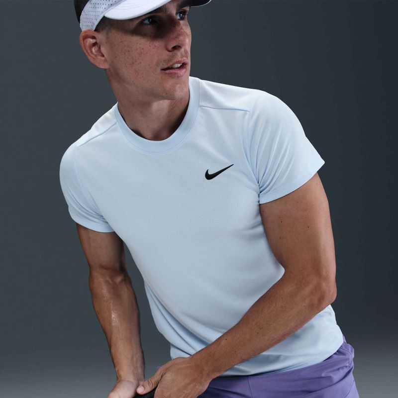 Pánské tenisové tričko Nike Court Dri-Fit Victory celestine blue / black 7