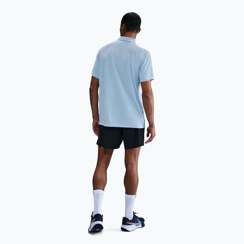 Pánské tenisové tričko Nike Court Dri-Fit Polo Solid celestine blue / black 3