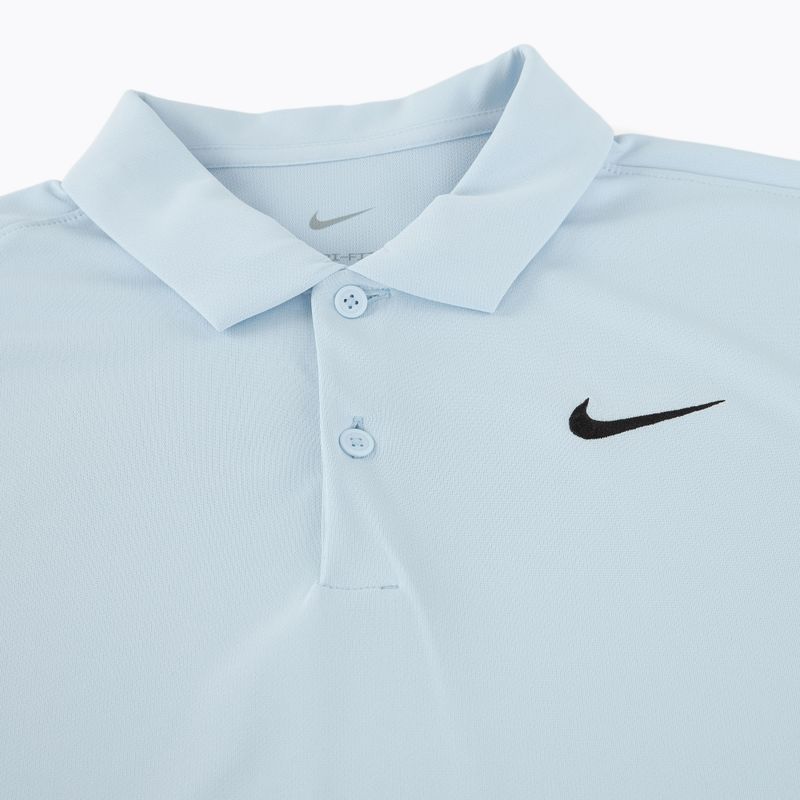 Pánské tenisové tričko Nike Court Dri-Fit Polo Solid celestine blue / black 9