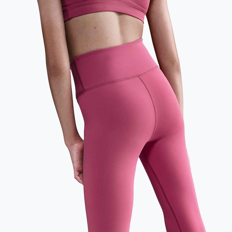 Dětské legíny Nike One Dri-Fit High-Waisted sweet beet/white 4
