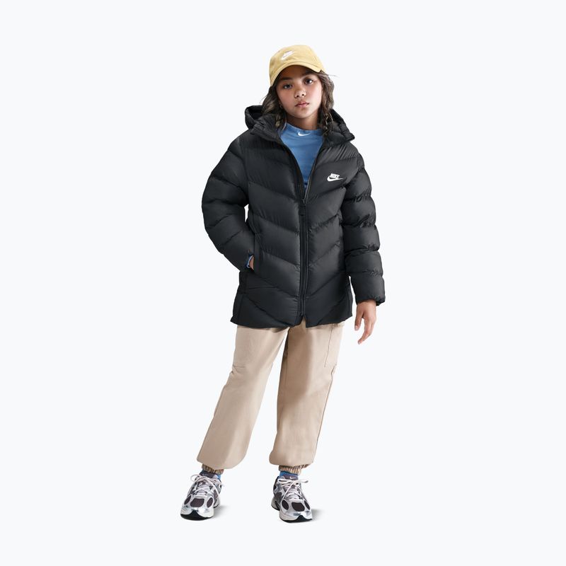 Dětská zateplená bunda  Nike Sportswear All Day Play black/white 3